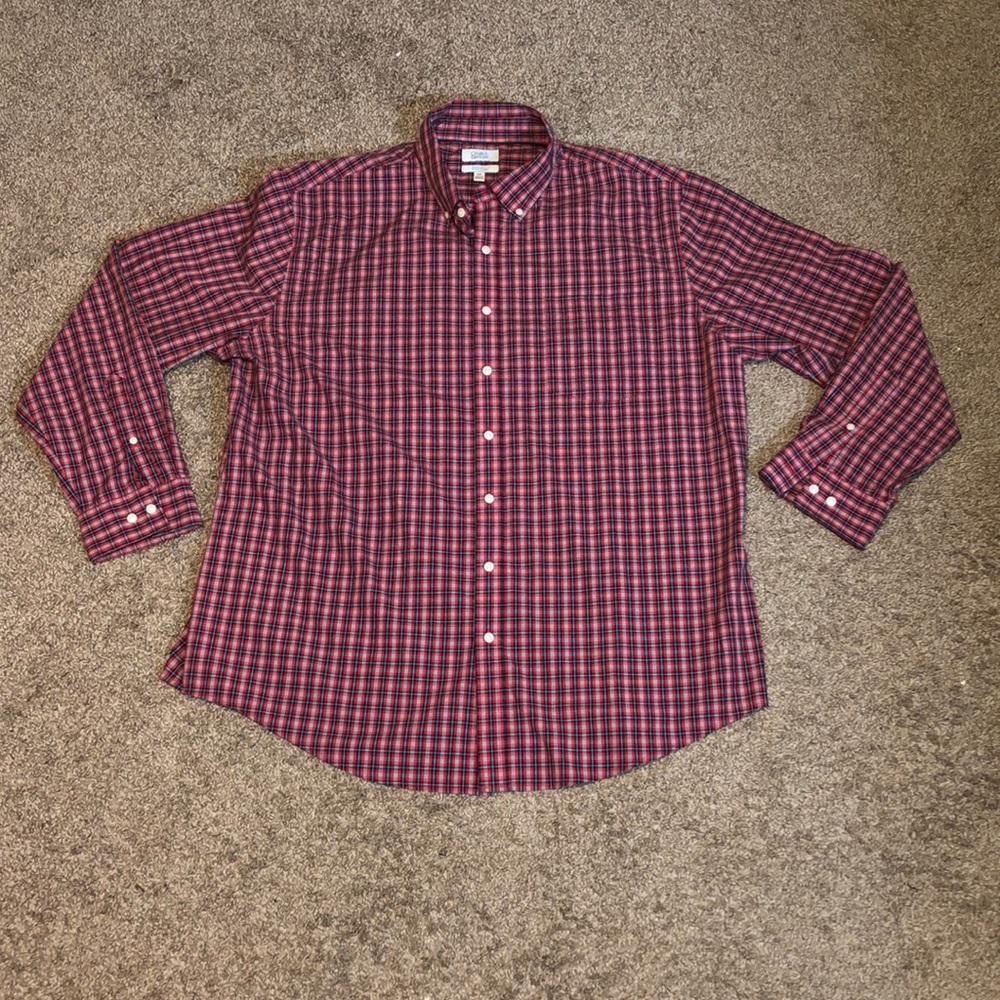 Croft & Barrow easy care XXL plaid men’s shirt